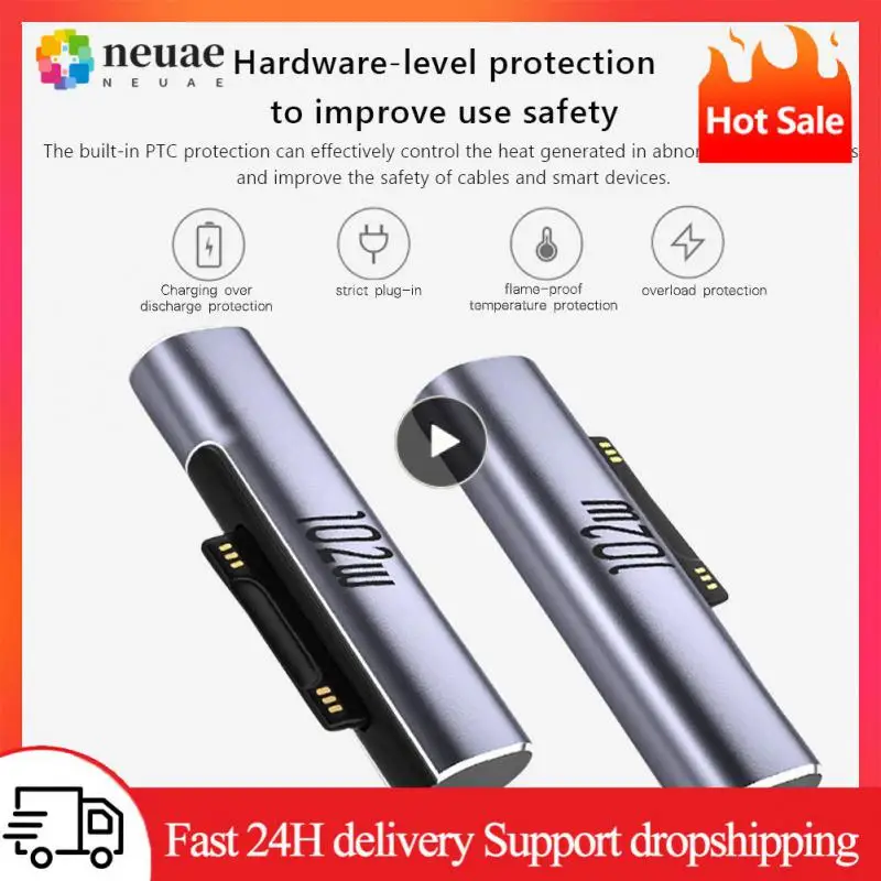 Per Microsoft Surface X 8 7 6 5 4 3 Go Book To Usb Type C Pd Adapter Tablet Convertitore Di Spina Di Ricarica Rapida Accessori Per Laptop