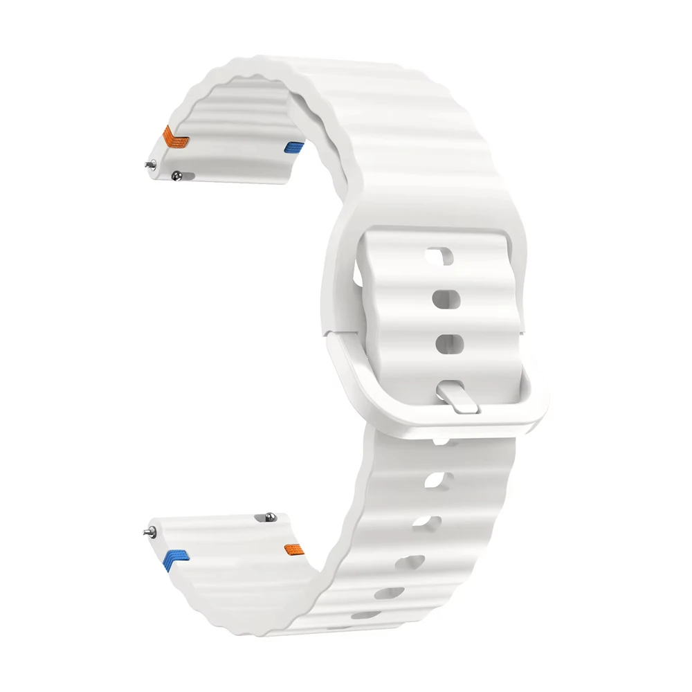 Enhanced Silicone Watch Band - 22MM Adjustable Wrist Strap in Multiple Colors