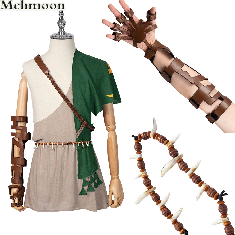 Link Costume Cosplay Zelda Breath Of The Wild Link Outfit Con Scarpe Per Halloween Custom Made