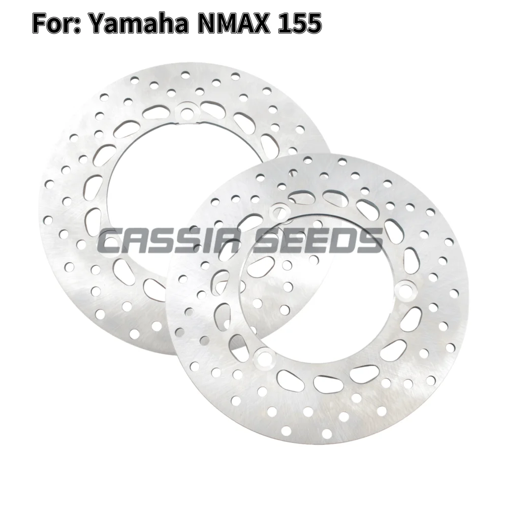 

Motorcycle front and rear brake discs are suitable for YAMAHA N-MAX NMAX 155cc spare parts 2020 2021 2022 2023