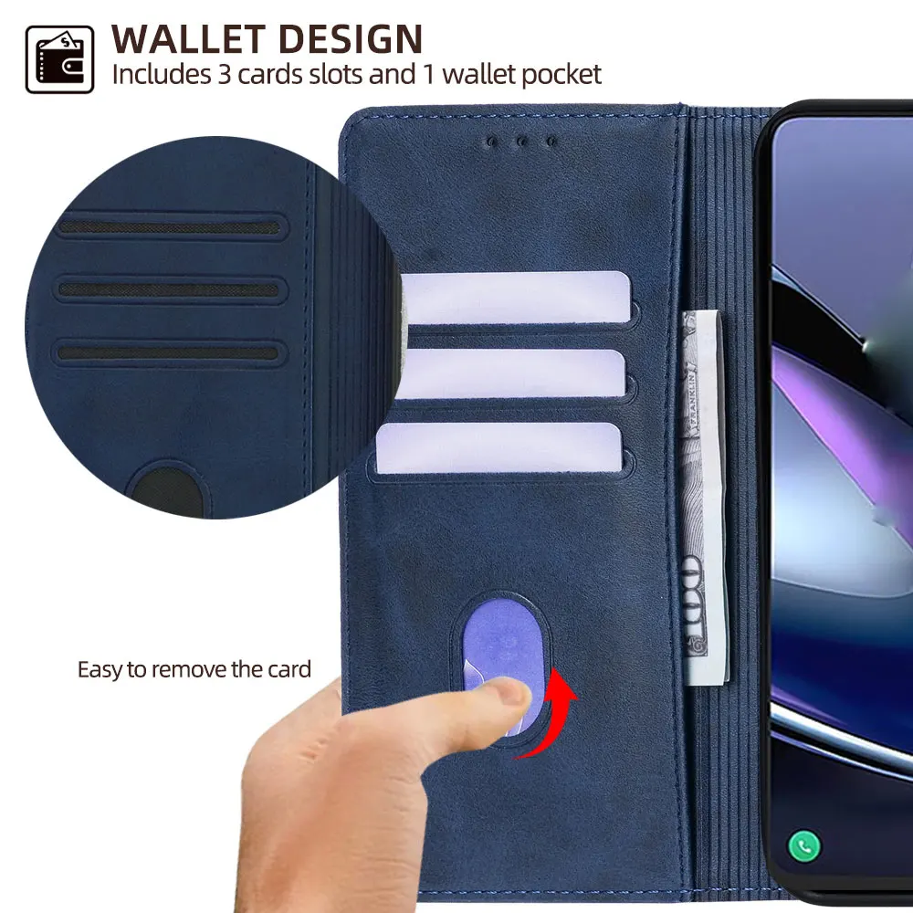 Magnetic Flip Leather Wallet Phone Case - Premium Protective Book Cover