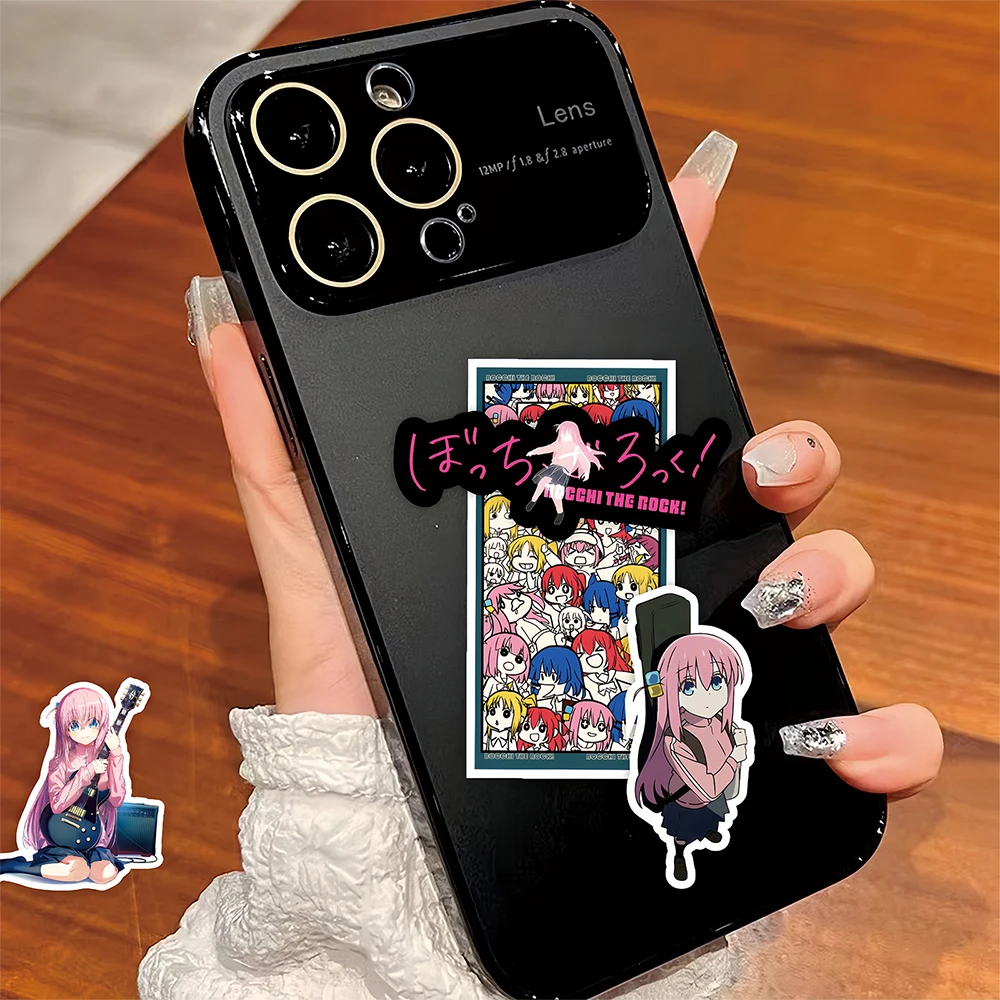 Anime Stickers - Cute Cartoon Guitar Girl Hitori for Notebooks, Scrapbooks, and Phone Decals (10/30/75pcs Set)