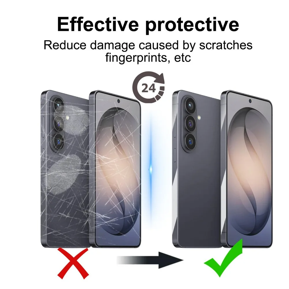 Premium Dust-Proof Hydrogel Film Protective Cover with Border Protectors - Multi-Set Option