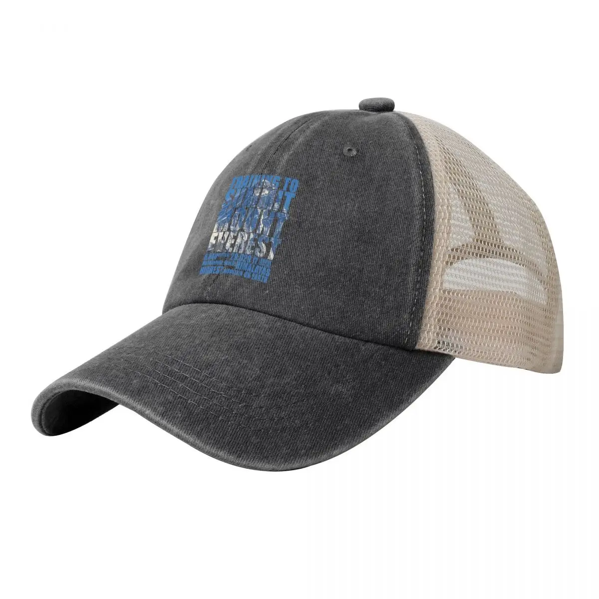 

Fashion Unisex Training To Summit Mount Everest Cowboy Mesh Baseball Cap