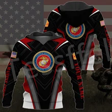 

Tessffel Customize Name US Marine Cops Army Military Camo Tracksuit 3DPrint Men/Women Harajuku Casual Pullover Jacket Hoodies 11