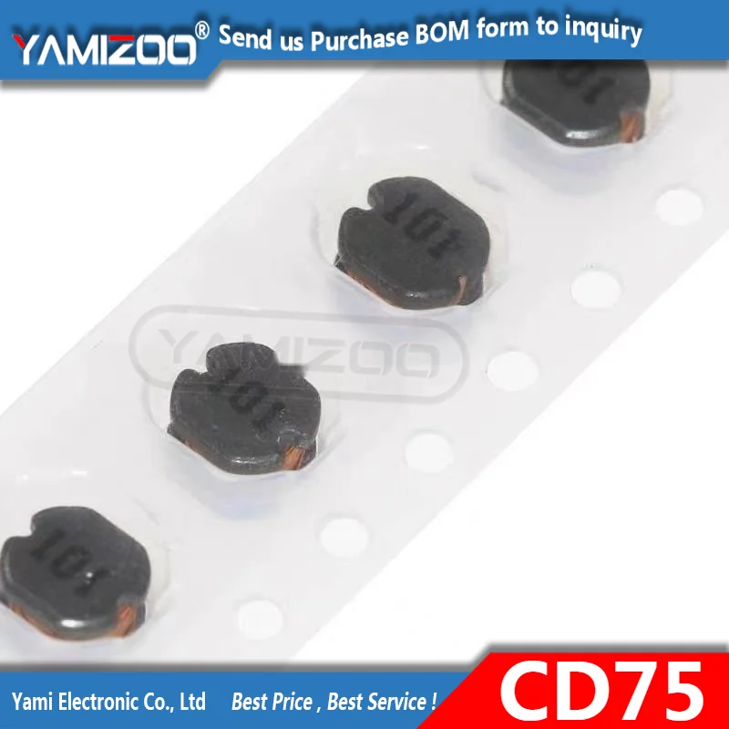 Assorted Pack of 10 SMD Power Inductors - Various Inductance Values