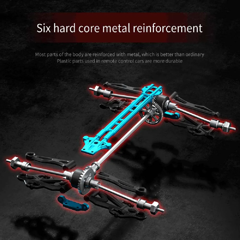 16102 PRO 1:16 High Speed RC Car With LED Light Drift 70KM/H 4WD 16101 pro RC Off-Road Car Monster Truck Toy For Kid Gifts 4
