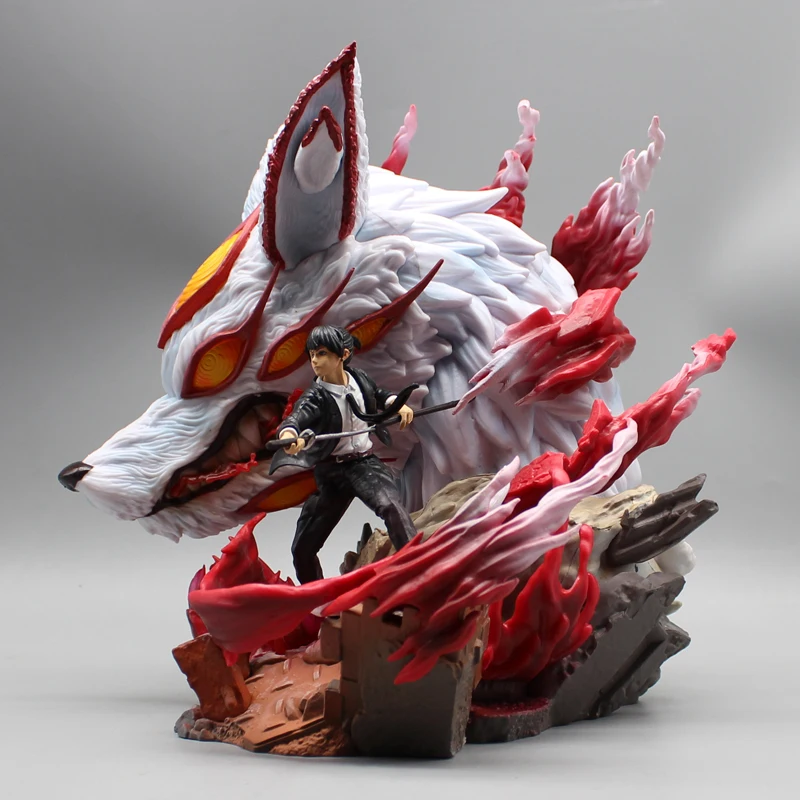 مجسم شخصية آكي هاياكاوا بالمنشار 24 سم