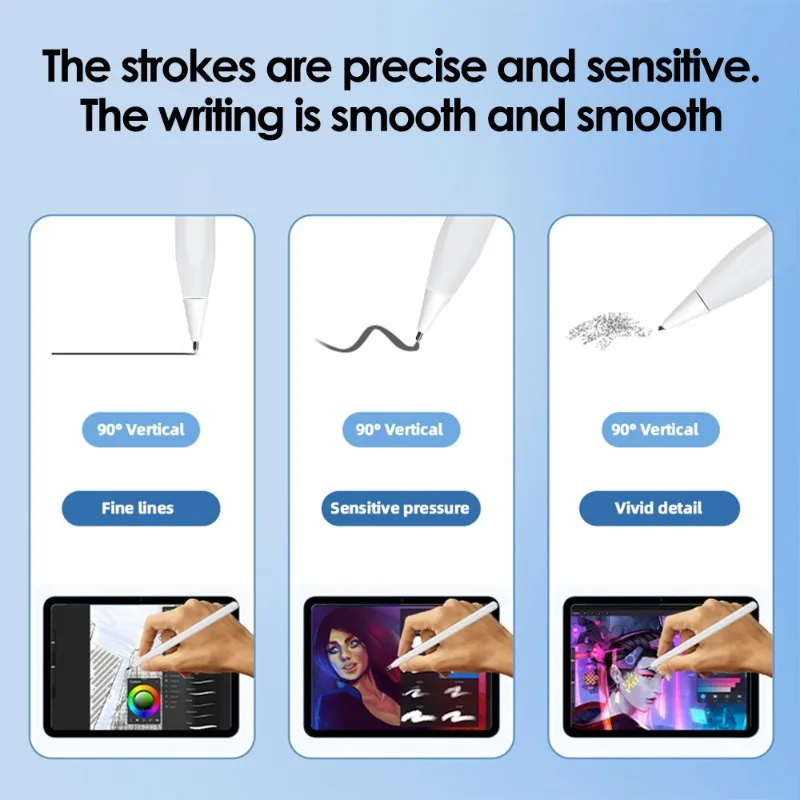 Stylus Pen Replacement Metal Tip for Precision Writing and Drawing