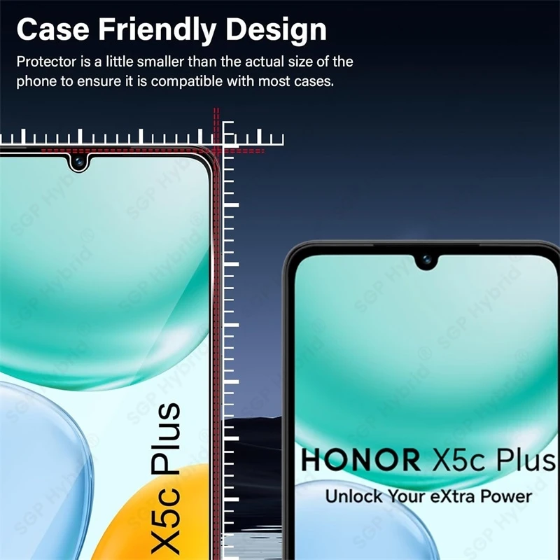 Premium Full Cover Tempered Glass Screen Protector - 9H Clear Glass Film