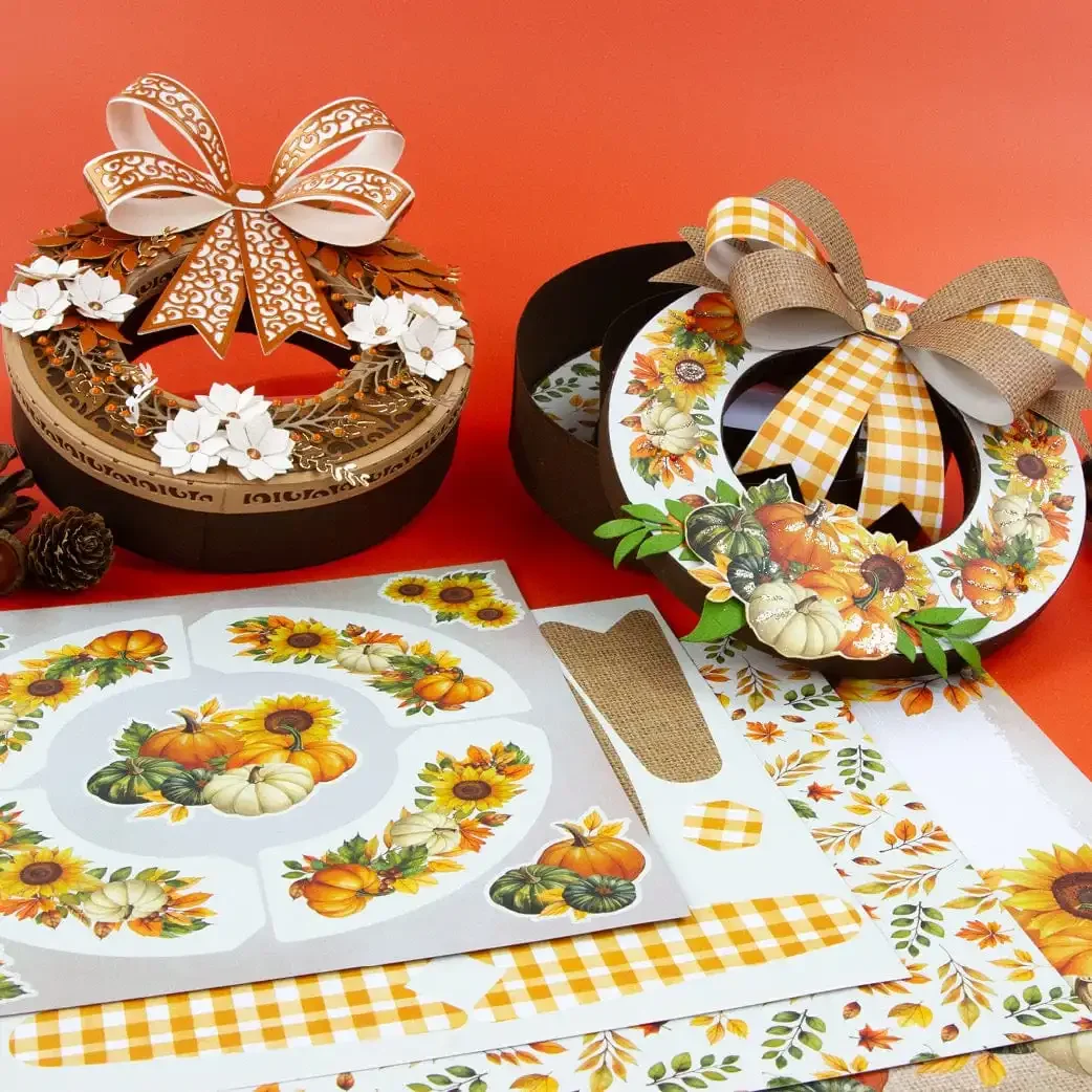 사이버 위크 사전 주문 - 레트로 로봇 선물 상자 다이스 DIY 스크랩북 공예 사진 앨범 템플릿 수제 장식