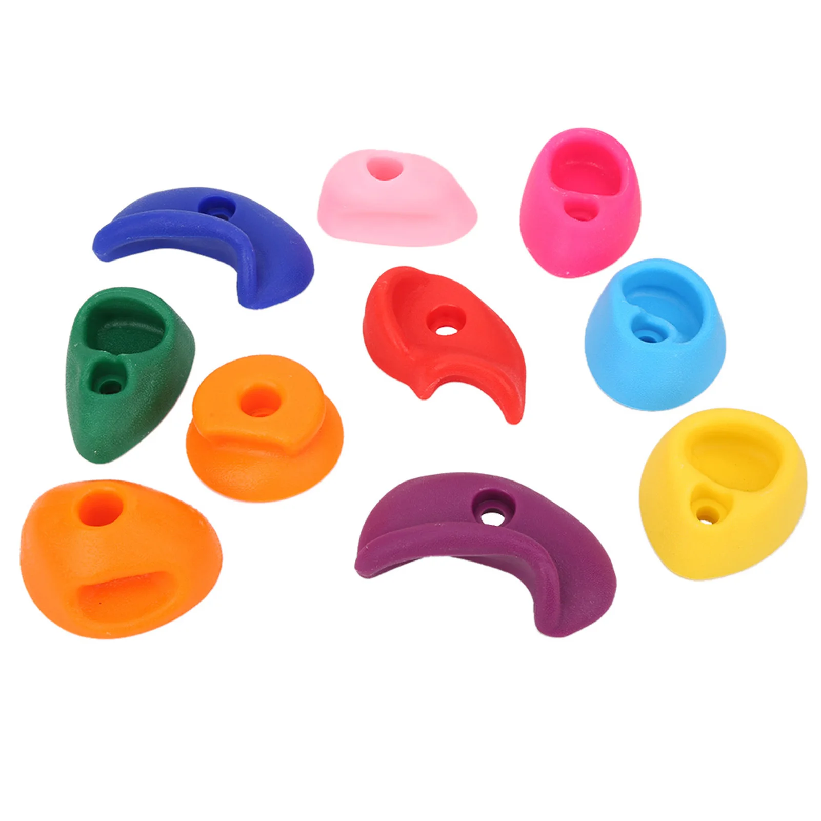 Climbing Holds MultiColored Large Rock Climbing Holds Outdoor Large Rock Wall Grips 10Pcs climbing holds