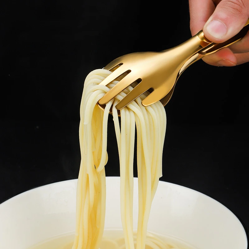 Non-Slip Stainless Steel Food Tongs Meat Salad Bread Serving Tongs For Barbecue Kitchen Accessories Cooking Utensils food tongs