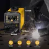 135A MIG Welder 110V Flux Core MIG Welde/Lift TIG/Stick 3 in 1 Gasless MIG Welding Machine 110v Portable Welder 5