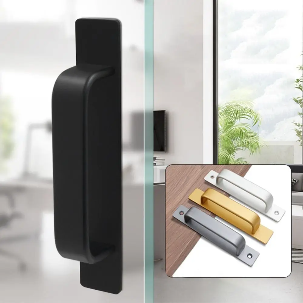 Furniture Handles Self Adhesive Handles Hardware Door Handle Self-Adhesive Modern Door Handlebar Pull Aluminium Alloy Knob Kitchen