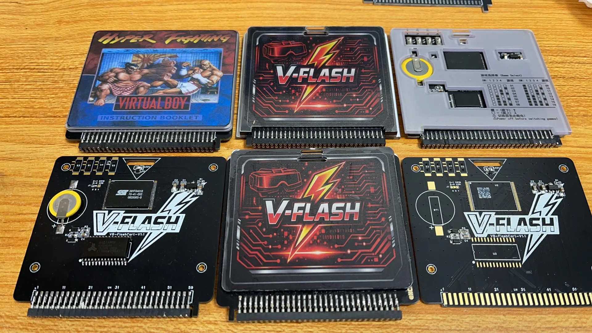 Cartuccia di gioco Virtual Boy 16-in-1 – Collezione di giochi Plug & Play con selettore a rotazione compatibile con tutte le console VB