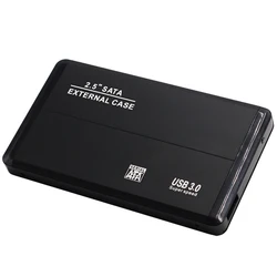 Aluminum Alloy USB 3.0 External Hard Drive Enclosure (Black)