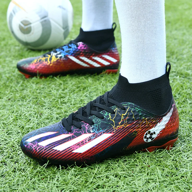 Football Shoes Men Breathable Indoor Outdoor Cleats Futsal