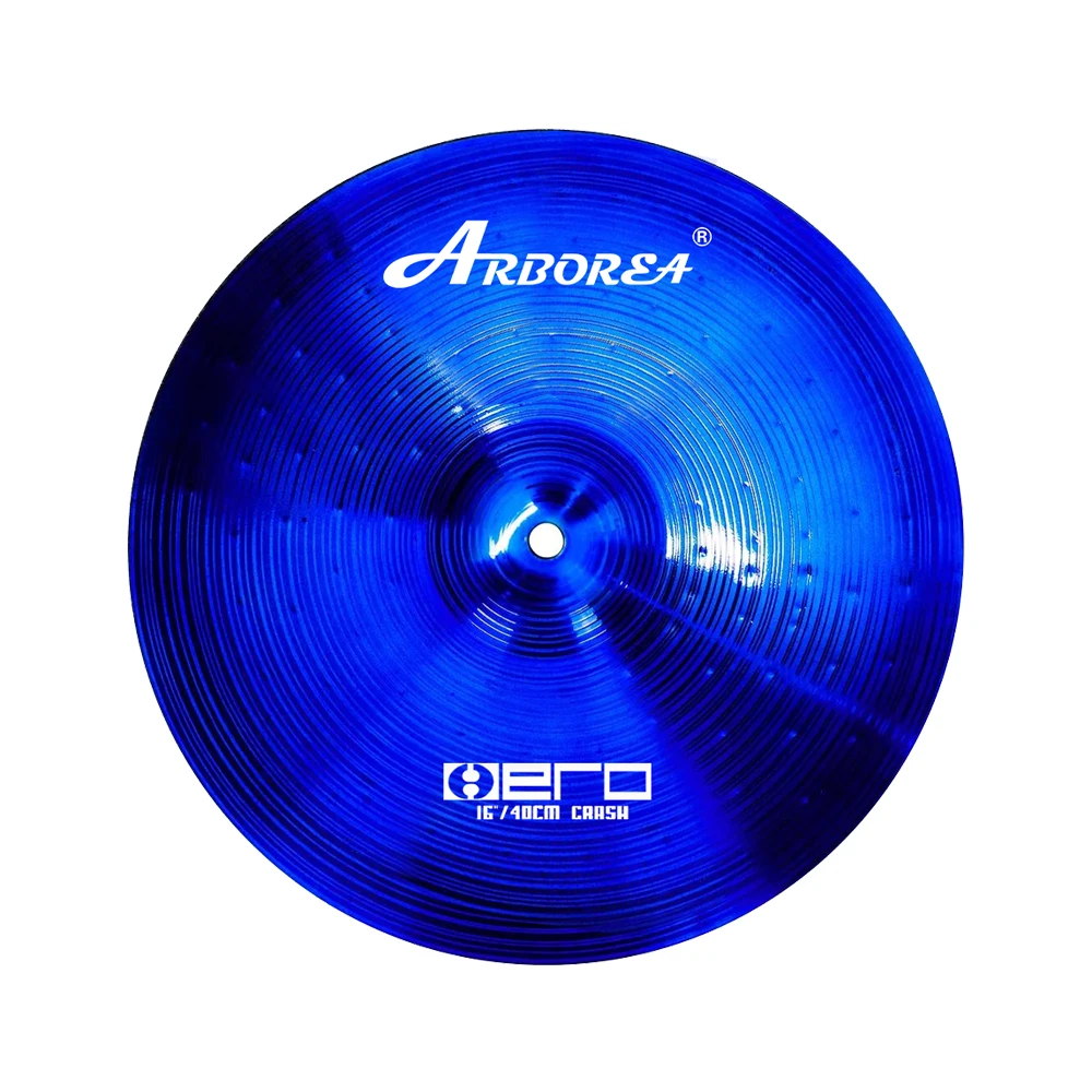 Arborea Blue Alloy Cymbal Set 14''hihat+16''crash+18''crash+20''ride+Free Cymbal Bag