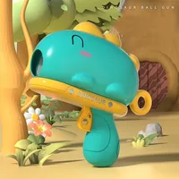 Kids Dinosaur Gun Sticky Ball Toys Children Throw Dartboard Target Shooting Launcher Outdoor Indoor Fun Sports Game Toys