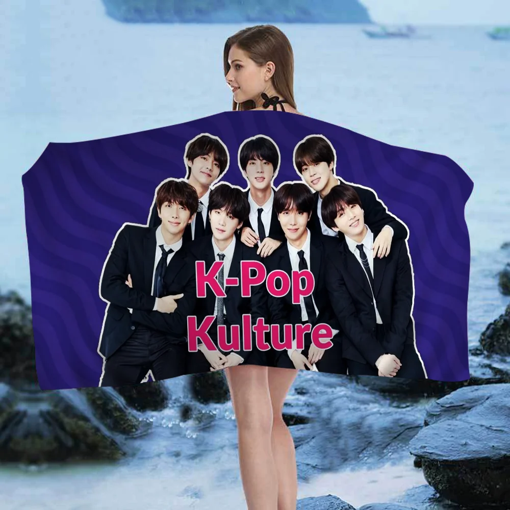 Dynamite Kpop Boys Big Microfiber Beach Towels Quick Dry Towel Sand Beach Towels Pool Towel For Travel Swim Pool Yoga