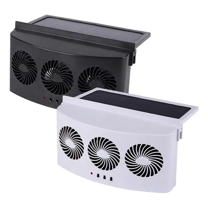 Car Fan Solar Powered Car Fan Auto Air Vent Cool Cooling System Radiator Cooling Fan Energy Saving Air Cooler Air Purifiers images - 6