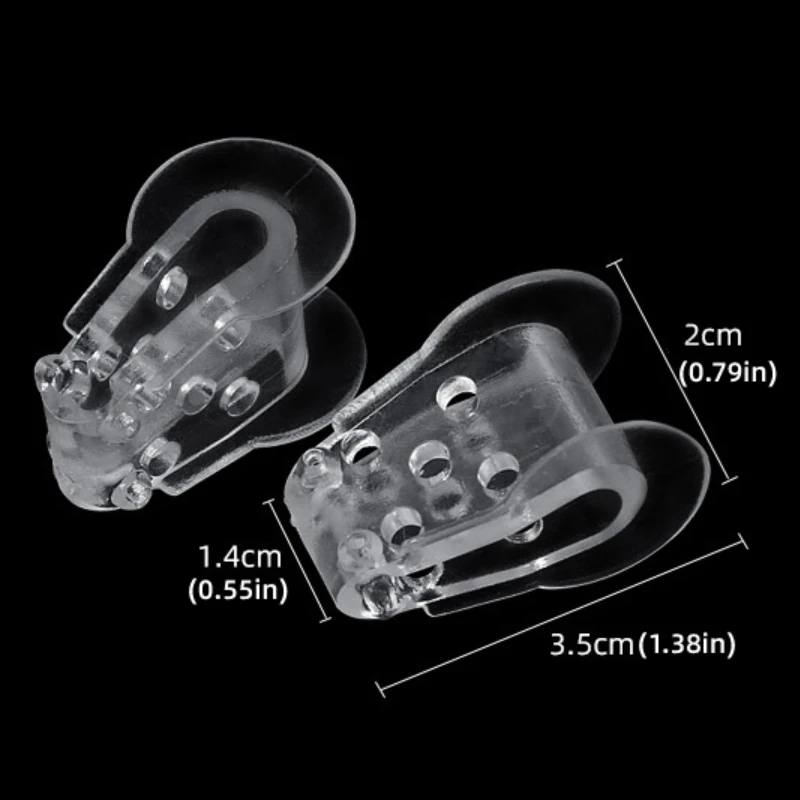 2Pcs=1Pair Finger Splitter Separator Valgus Corrector Big Orthosis Clip Toe Pads Thumb Overlap Straightener Foot Care Pedicure