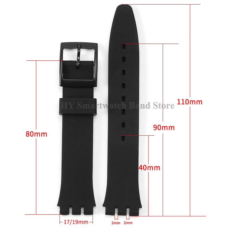 Colorful Silicone Watch Band Replacement - Rubber Wrist Strap