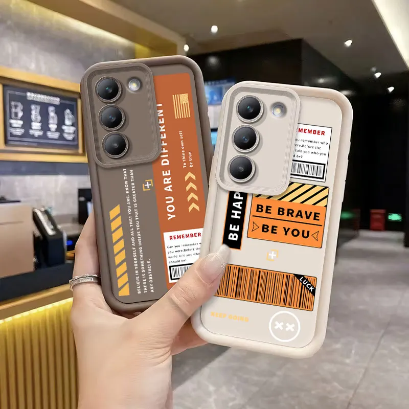 Trendy Splicing Pattern Shockproof Silicone Phone Case