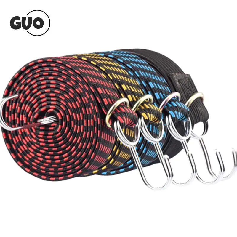 Bicycle Accessories Elastics Rubber Luggage Rope Cord Hooks Bikes Rope Tie Bicycle Luggage Roof Rack Strap Fixed Band Hook 1PCS bicycle strap bicycle fixing strap bicycle carrying strap bicycle fixing band