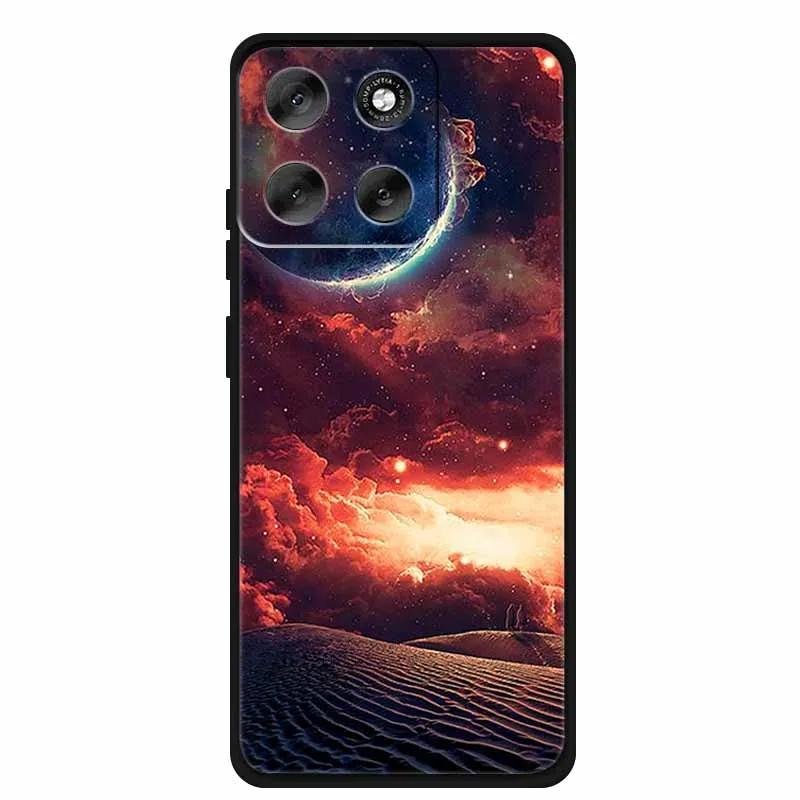 Luxury Silicone TPU Etui Cover - Soft Pink Anime Back Case