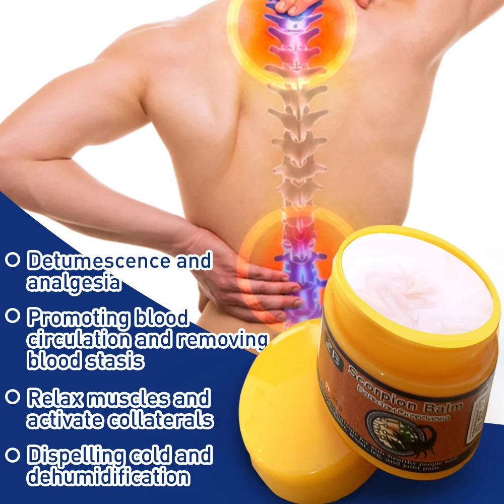 20g Scorpion Venom Analgesic Cream Knee Joint Pain Massage Ointment Rheumatism Arthritis Muscle Pain Relief Medical Plaster pain relief cream pain relief patch knee pain relief cream