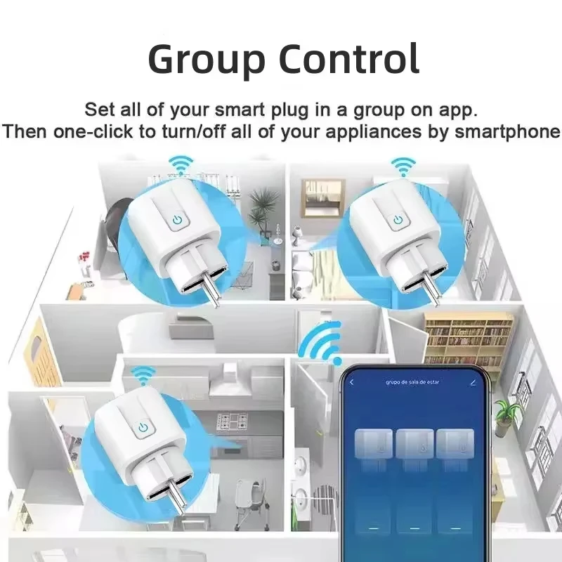 Smart WiFi Plug EU with Power Monitoring & Timer Functionality