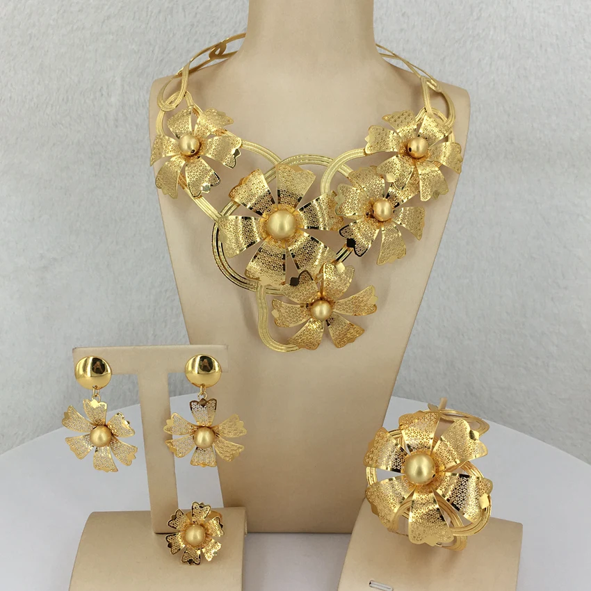 Yuminglai Big Jewelry Brazilian Jewelry Sets For Women Fhk12959