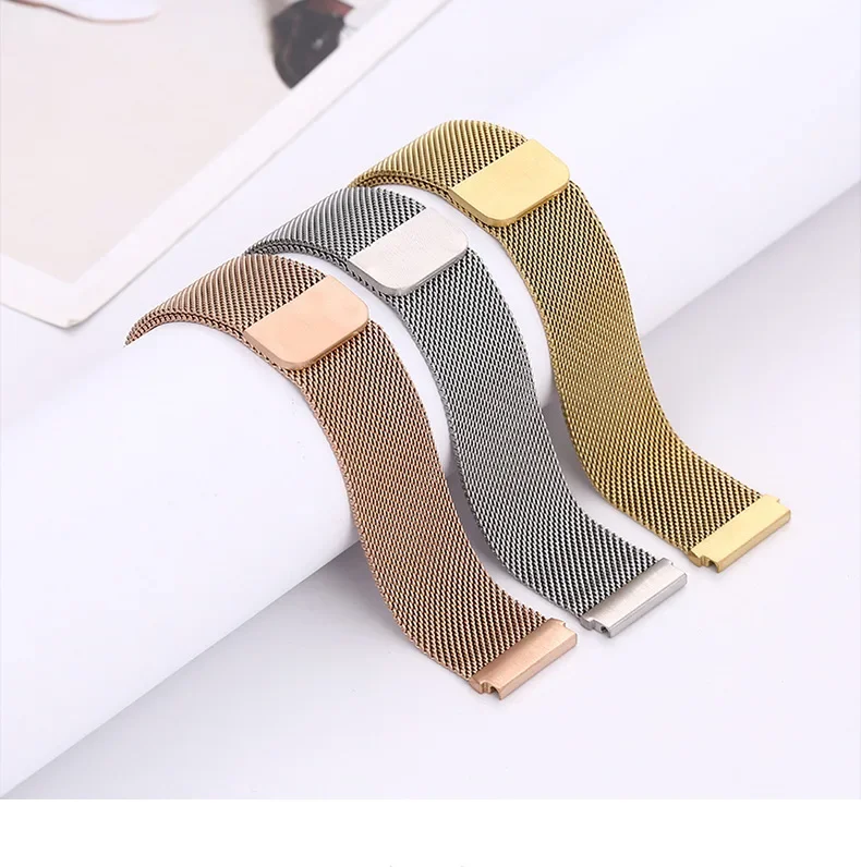 Sporty Milanese Loop Bracelet Strap, 20mm/22mm - Universal Fit
