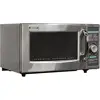 Commercial Stainless Steel Microwave Oven 1000W 120V Dial Timer 1.0 cu. ft. Capacity LED Indicators Easy to Clean Fast Heating 3