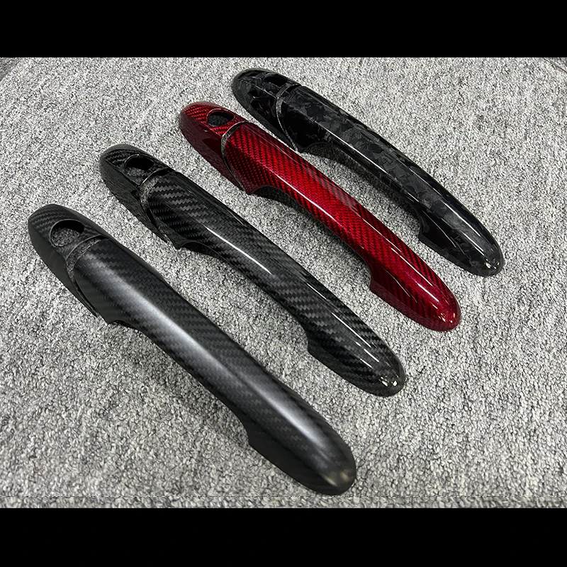 Compatibel met FIAT NEW NO 500 LOGO ABARTH CARBON EFFECT BOOT Compatibel met TAILGATE HANDGREEP COVER 500 595 695
