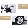 1:24 Sienna Granvia MPV Alloy Car Model Diecast Metal Toy Commercial Car Vehicles Model Sound and Light Simulation Children Gift 6