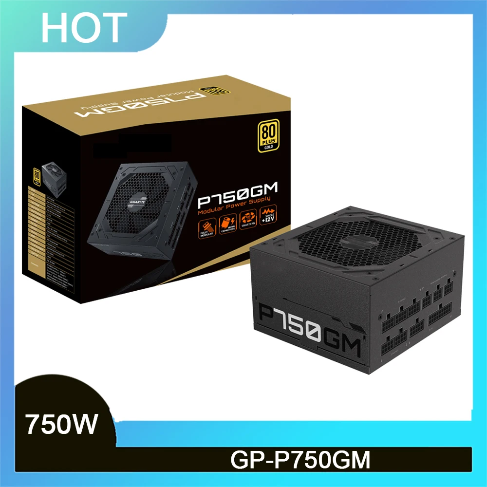For Gigabyte GP-P750GM 750W P750GM 80PLUS Gold ATX 12V Power Supply High Quality Fast Ship 1 For Gigabyte GP P750GM 750W P750GM 80PLUS Gold ATX 12V Power Supply High Quality Fast Ship