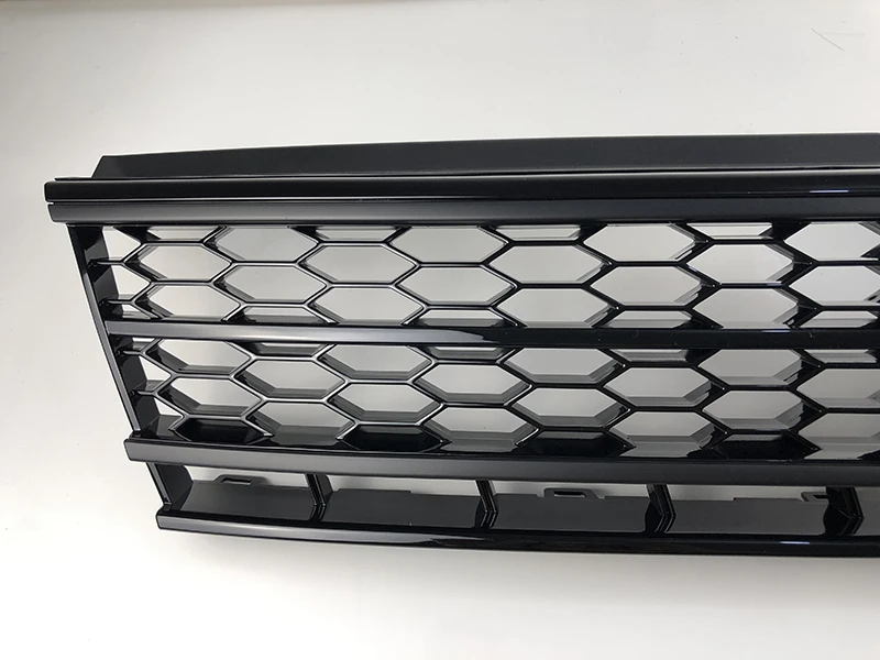 Sport grille without emblem with double rib black for VW Tiguan 5N 07-11