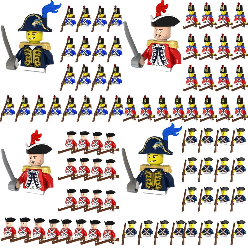 

Military Action Figures Building Blocks Movie Caribbean Pirates Imperial Navy Mini Figurine Bricks Model Set Kids Birthday Gifts