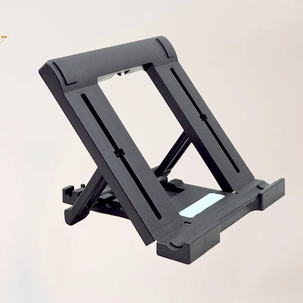 

Universal Folding Protable Mini Adjustable Tablet Holder Bracket Portable Tablet Holder for Tablet Laptop (Black)