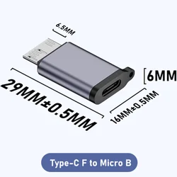 Universal USB - C to Micro USB 3.0 HDD Adapter Connector (Style B)