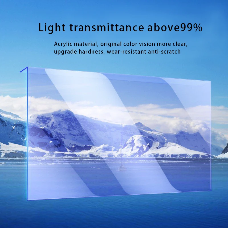 Hanging computer anti-blue light overlay film 16:9 screen ratio 24 inch computer screen eye protection film desktop mon