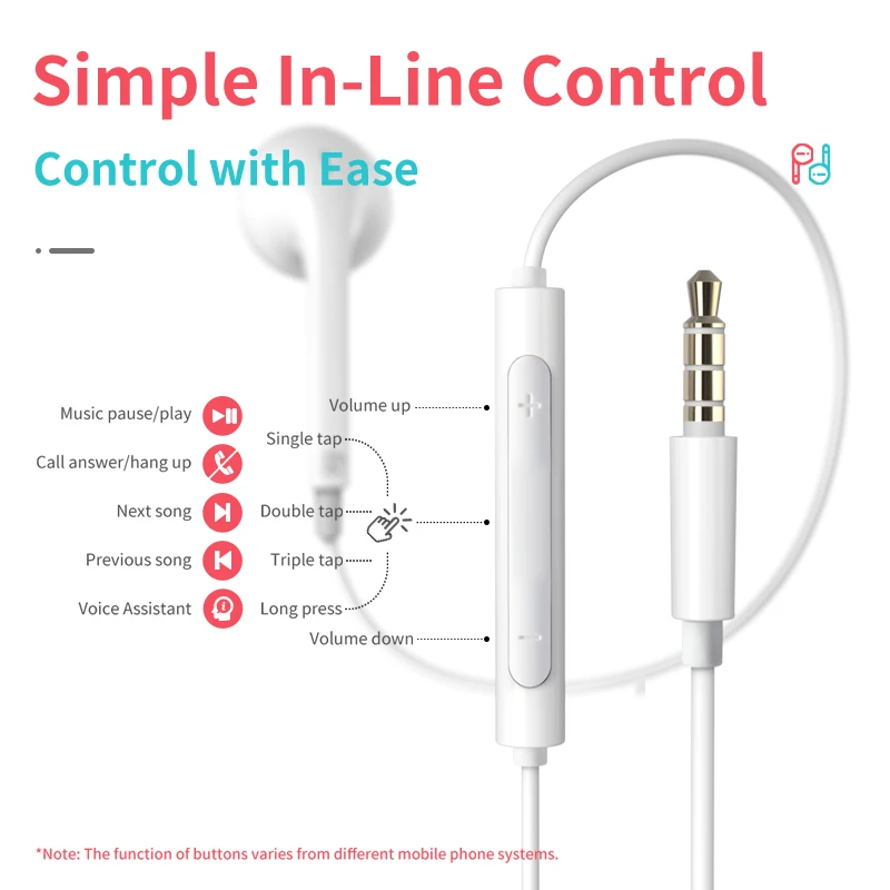 Edifier P180 Plus Auricolari cablati Auricolari da 3,5 mm Controllo linea AUX Chiamata telefonica chiara con microfono - Image 5