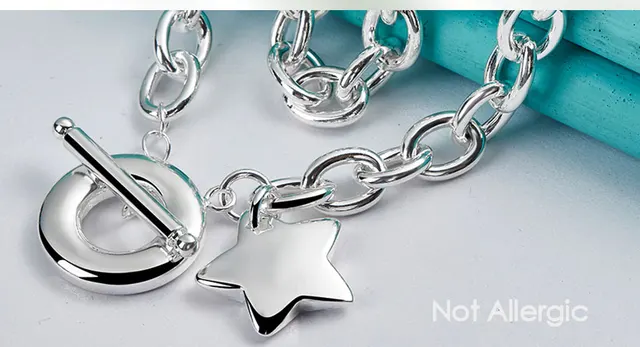 GARNI スターリングシルバー ネックレス ペンダント トップ Doteffil-スターリングシルバーの星型ペンダントネックレス,18