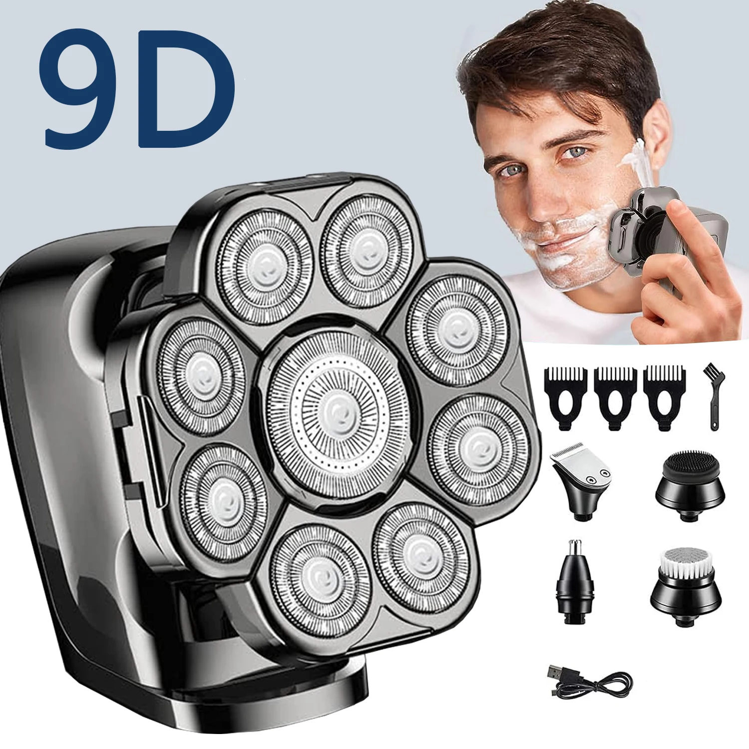 super-9d-floating-head-electric-shaver-6-in-1-with-nose-body-trimmer-wet-dry-led-display-upgrade-mens-razor-grooming-kit