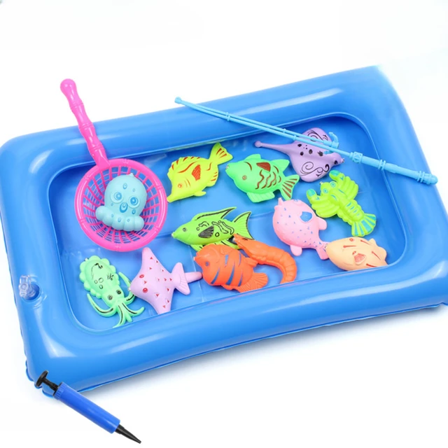 Magnetic Fishing Game Water Toy Children Boy Girl Fishing Toy Set