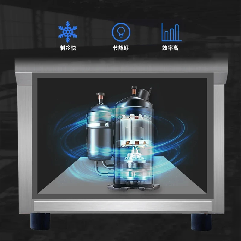 Italian Hard Ice Cream Machine 6L Big Capacity Freezer Milk Slurry Making YX123TB 4