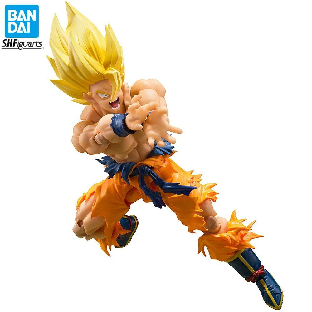 

In Stock BANDAI S.H.Figuarts Dragon Ball Z Son Goku (Legendary Super Saiyan) 145 mm Action Figure Model Toys